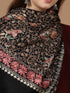 Women's Aari Embroidery Wool Shawl